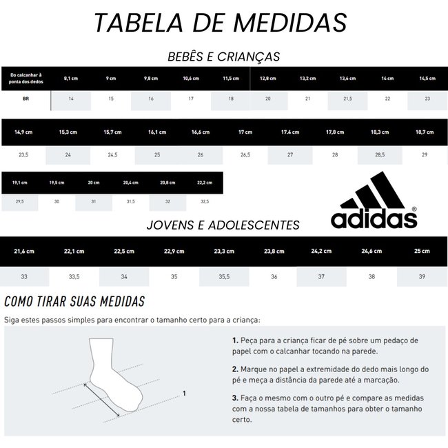 Tabela Tenis Adidas Tamanho 29 Tênis Adidas Grand Court Juvenil Preto FutFanatics